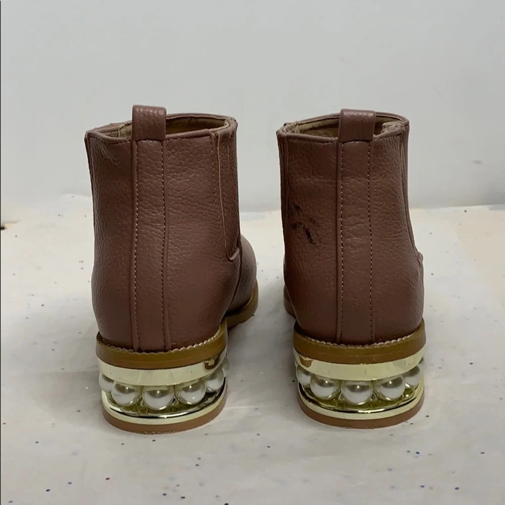 Catherine Malandrino Faux Pearl Ankle Boot